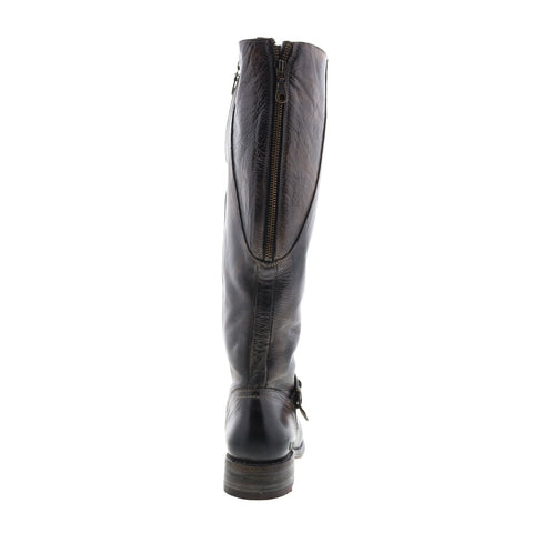 Bed Stu Glaye F315401 Womens Gray Leather Zipper Knee High Boots