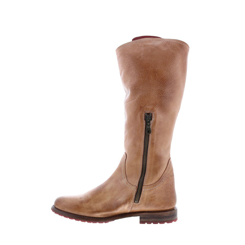 Bed Stu Janina F321154 Womens Brown Leather Zipper Knee High Boots