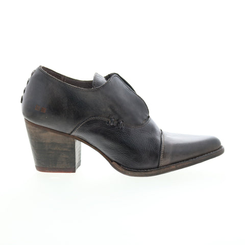 Bed Stu Helen F327007 Womens Black Leather Oxfords & Lace Ups Casual Shoes