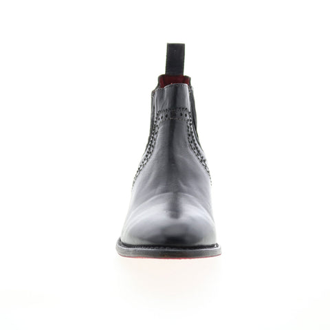Bed Stu Ellice F328008 Womens Black Leather Slip On Chelsea Boots