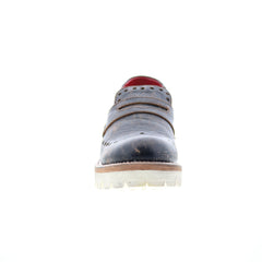 Bed Stu Glenda F346034 Womens Black Leather Loafers & Slip Ons Casual Shoes