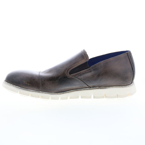 Bed Stu Kastor F423005 Mens Brown Leather Loafers & Slip Ons Casual Shoes