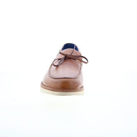 Bed Stu Albatross F485002 Mens Brown Leather Loafers & Slip Ons Boat Shoes