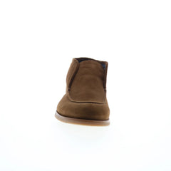 Di Bianco Fidenza Suede Mens Brown Suede Slip On Ankle Boots