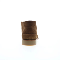 Di Bianco Fidenza Suede Mens Brown Suede Slip On Ankle Boots