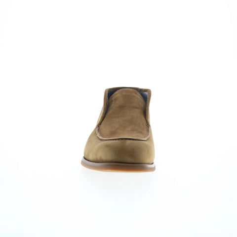 Di Bianco Fidenza Opera Go Rain Mens Brown Suede Slip On Ankle Boots