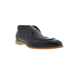Di Bianco Fidenza Bello Seta Mens Brown Leather Slip On Ankle Boots