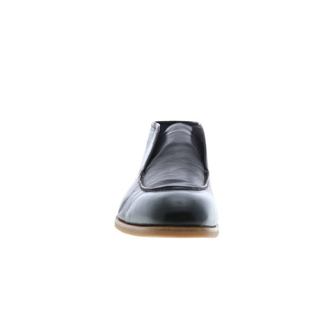 Di Bianco Fidenza Bello Seta Mens Brown Leather Slip On Ankle Boots