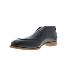Di Bianco Fidenza Bello Seta Mens Brown Leather Slip On Ankle Boots