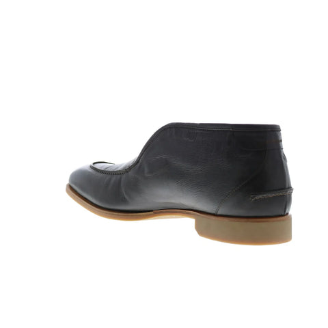 Di Bianco Fidenza Bello Seta Mens Brown Leather Slip On Ankle Boots
