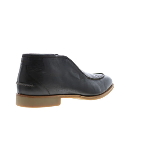 Di Bianco Fidenza Bello Seta Mens Brown Leather Slip On Ankle Boots
