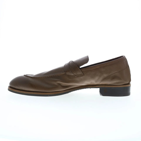 Di Bianco Firenze Gallizia SC546 Mens Brown Loafers & Slip Ons Penny Shoes