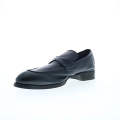 Di Bianco Firenze Cervo Mens Blue Leather Loafers & Slip Ons Penny Shoes