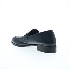 Di Bianco Firenze Cervo Mens Blue Leather Loafers & Slip Ons Penny Shoes