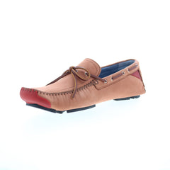 Robert Zur Frisco Mens Brown Nubuck Slip On Loafers & Slip Ons Boat Shoes