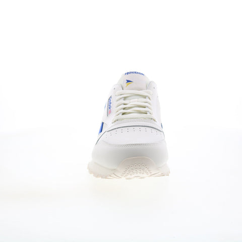 Reebok Classic Leather FV6364 Mens Beige Leather Lifestyle Sneakers Shoes