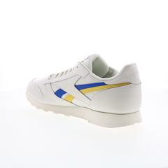 Reebok Classic Leather FV6364 Mens Beige Leather Lifestyle Sneakers Shoes