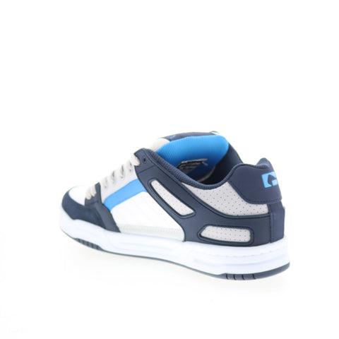 Globe Tilt GBTILT Mens Blue Leather Lace Up Skate Inspired Sneakers Shoes