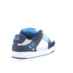 Globe Tilt GBTILT Mens Blue Leather Lace Up Skate Inspired Sneakers Shoes