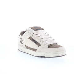 Globe Tilt GBTILT Mens Beige Leather Lace Up Skate Inspired Sneakers Shoes