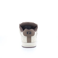 Globe Tilt GBTILT Mens Beige Leather Lace Up Skate Inspired Sneakers Shoes