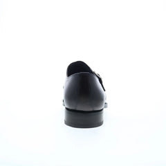 Di Bianco Genoa Pebble Grain SBP877 Mens Black Leather Oxfords Casual Shoes
