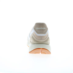 Reebok Classic Leather Legacy AZ Mens Beige Leather Lifestyle Sneakers Shoes