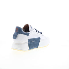 A.S. 98 Hannie Womens White Leather Lace Up Lifestyle Sneakers Shoes