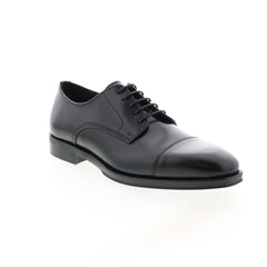 Bruno Magli Hanover HANOVER Mens Black Oxfords Lace Ups Cap Toe