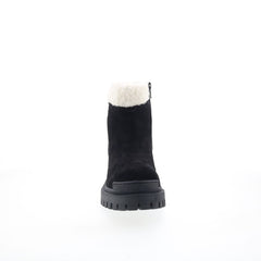 Miz Mooz Hessy Womens Black Suede Zipper Casual Dress Boots