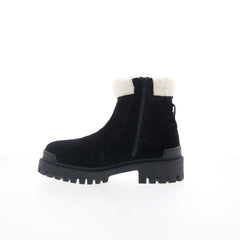 Miz Mooz Hessy Womens Black Suede Zipper Casual Dress Boots