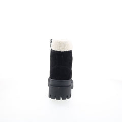 Miz Mooz Hessy Womens Black Suede Zipper Casual Dress Boots