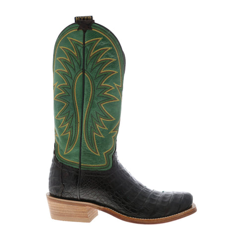 Hyer Spearville 13" HM12006 Mens Brown Caiman Leather Western Cowboy Boots