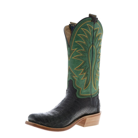 Hyer Spearville 13" HM12006 Mens Brown Caiman Leather Western Cowboy Boots