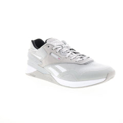Reebok Nano Classic Mens Gray Canvas Lace Up Athletic Cross Training Shoes