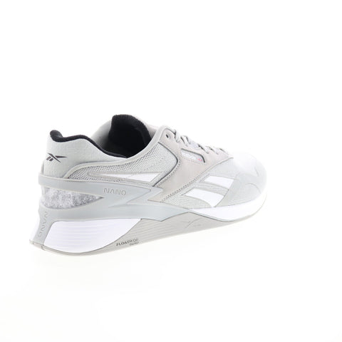 Reebok Nano Classic Mens Gray Canvas Lace Up Athletic Cross Training Shoes