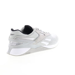 Reebok Nano Classic Mens Gray Canvas Lace Up Athletic Cross Training Shoes
