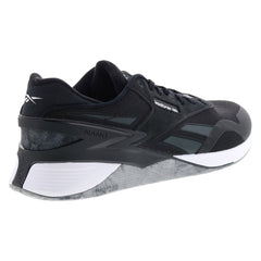 Reebok Nano Classic Mens Black Canvas Lace Up Athletic Cross Training Shoes
