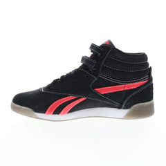 Reebok Freestyle Hi Human Rights Now Womens Black Lifestyle Sneakers Shoes