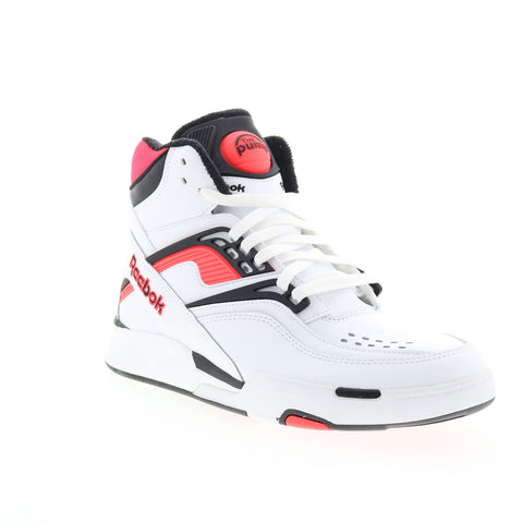 Reebok Pump TZ Mens White Leather Lace Up Lifestyle Sneakers Shoes