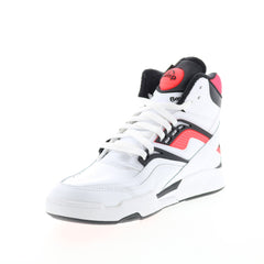 Reebok Pump TZ Mens White Leather Lace Up Lifestyle Sneakers Shoes