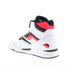 Reebok Pump TZ Mens White Leather Lace Up Lifestyle Sneakers Shoes