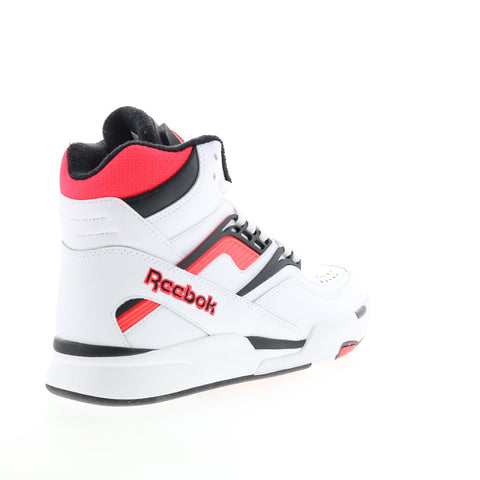 Reebok Pump TZ Mens White Leather Lace Up Lifestyle Sneakers Shoes