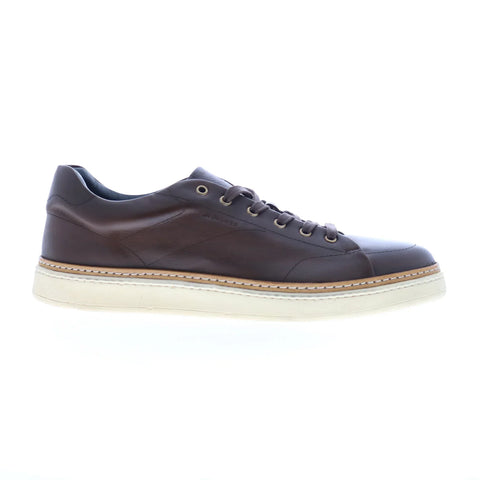 Di Bianco Imola Ciana Mens Burgundy Leather Lifestyle Sneakers Shoes
