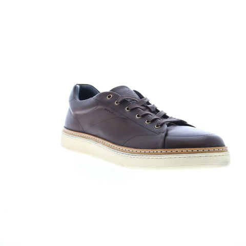 Di Bianco Imola Ciana Mens Burgundy Leather Lifestyle Sneakers Shoes