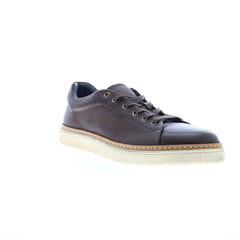 Di Bianco Imola Ciana Mens Burgundy Leather Lifestyle Sneakers Shoes