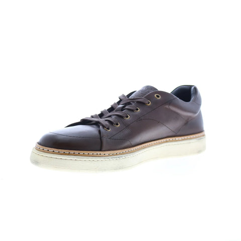 Di Bianco Imola Ciana Mens Burgundy Leather Lifestyle Sneakers Shoes
