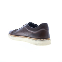 Di Bianco Imola Ciana Mens Burgundy Leather Lifestyle Sneakers Shoes