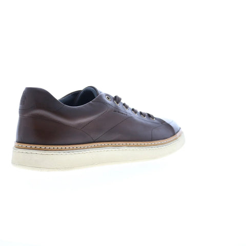 Di Bianco Imola Ciana Mens Burgundy Leather Lifestyle Sneakers Shoes