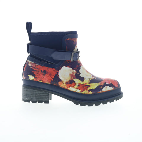 Muck Liberty Rubber Waterproof LWKR2FLR Womens Blue Ankle & Booties Boots